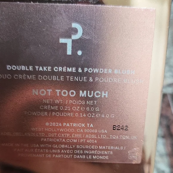 Patrick Ta Double-Take Cream + Powder Blush Duo - Pink and Tan - Picture 5 of 8
